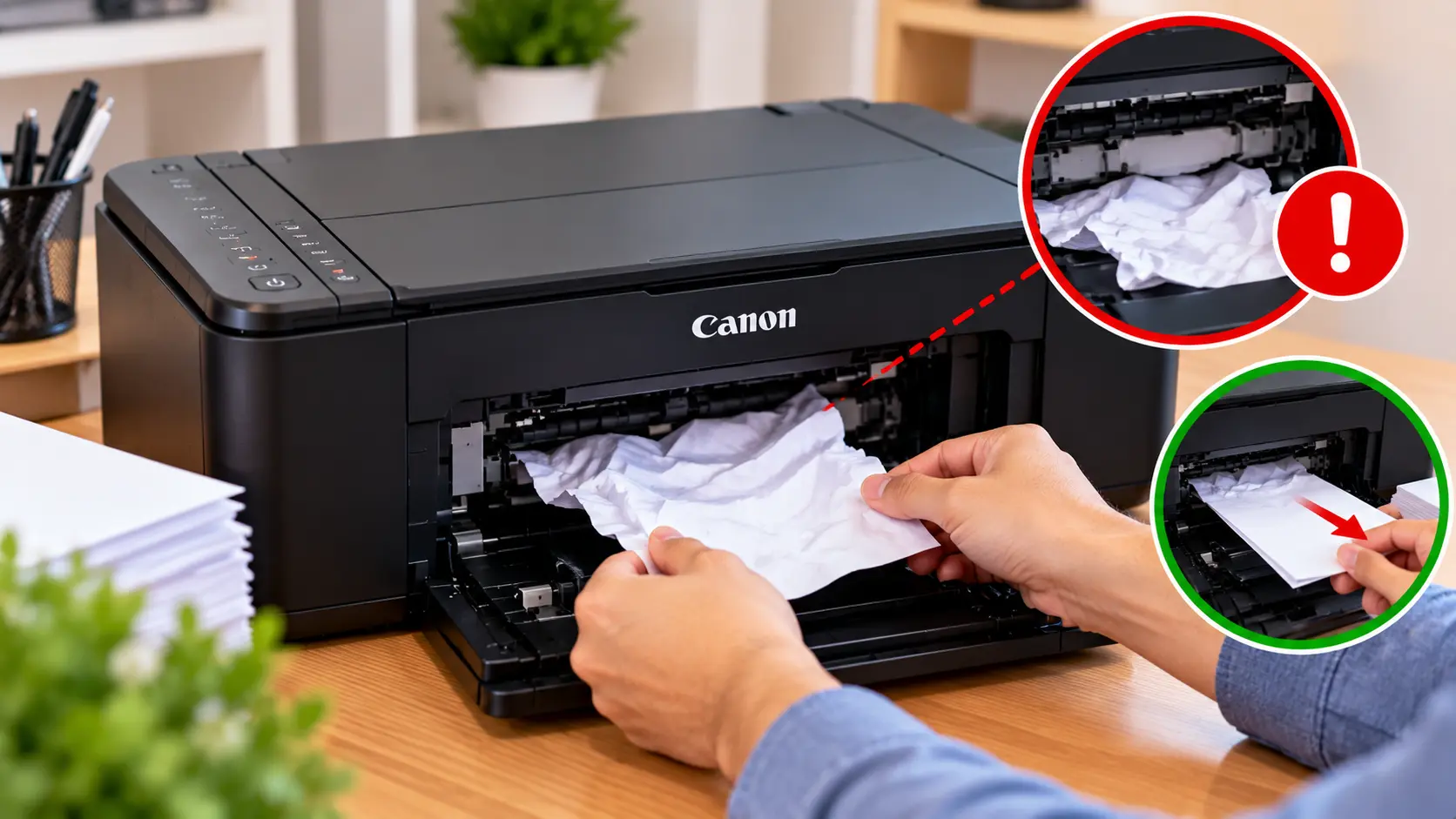 Canon printer paper jam troubleshooting