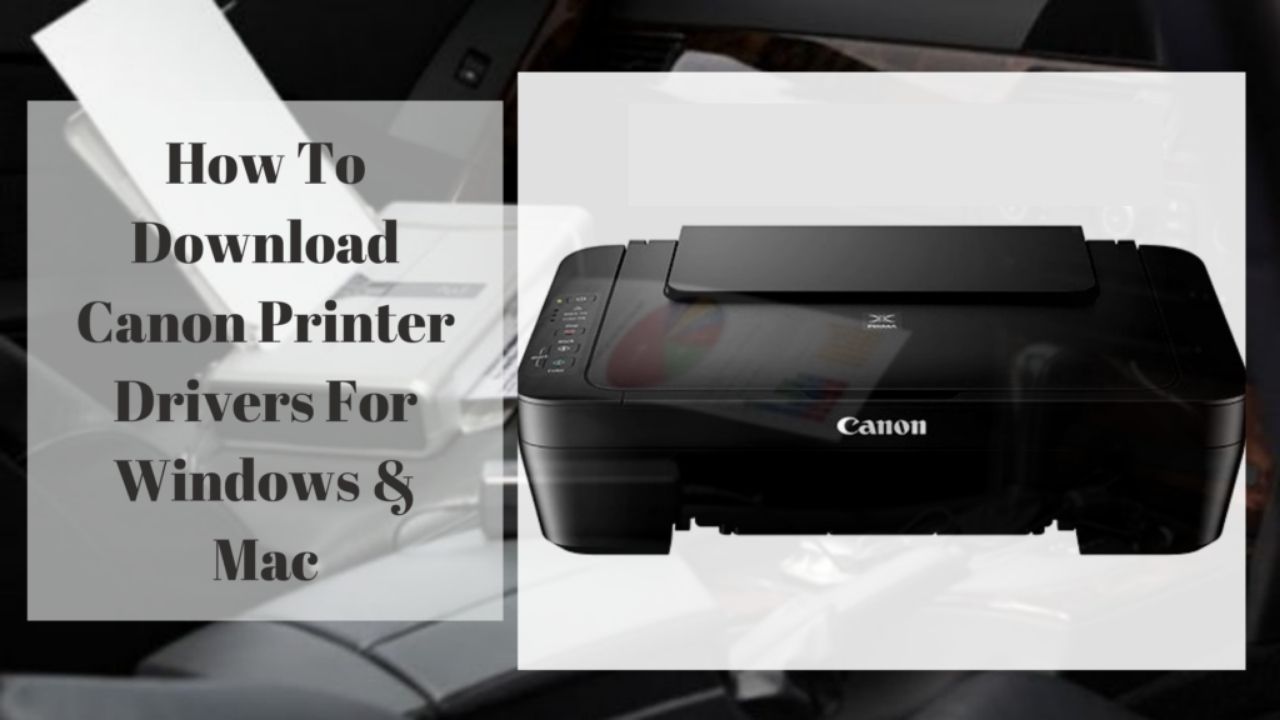 how to download canon printer drivers