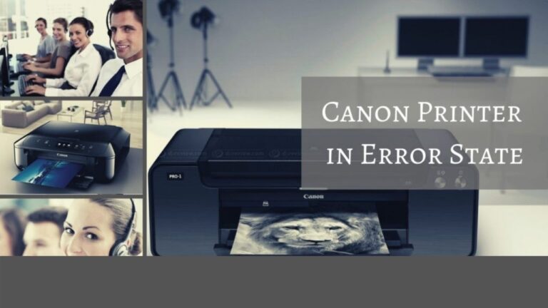 Easy Fixes: Canon Printer Error State
