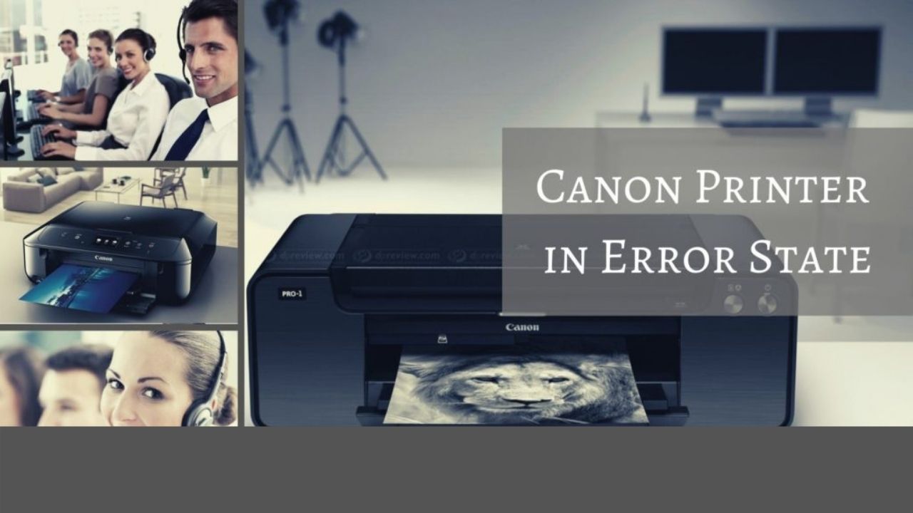 canon printer error state