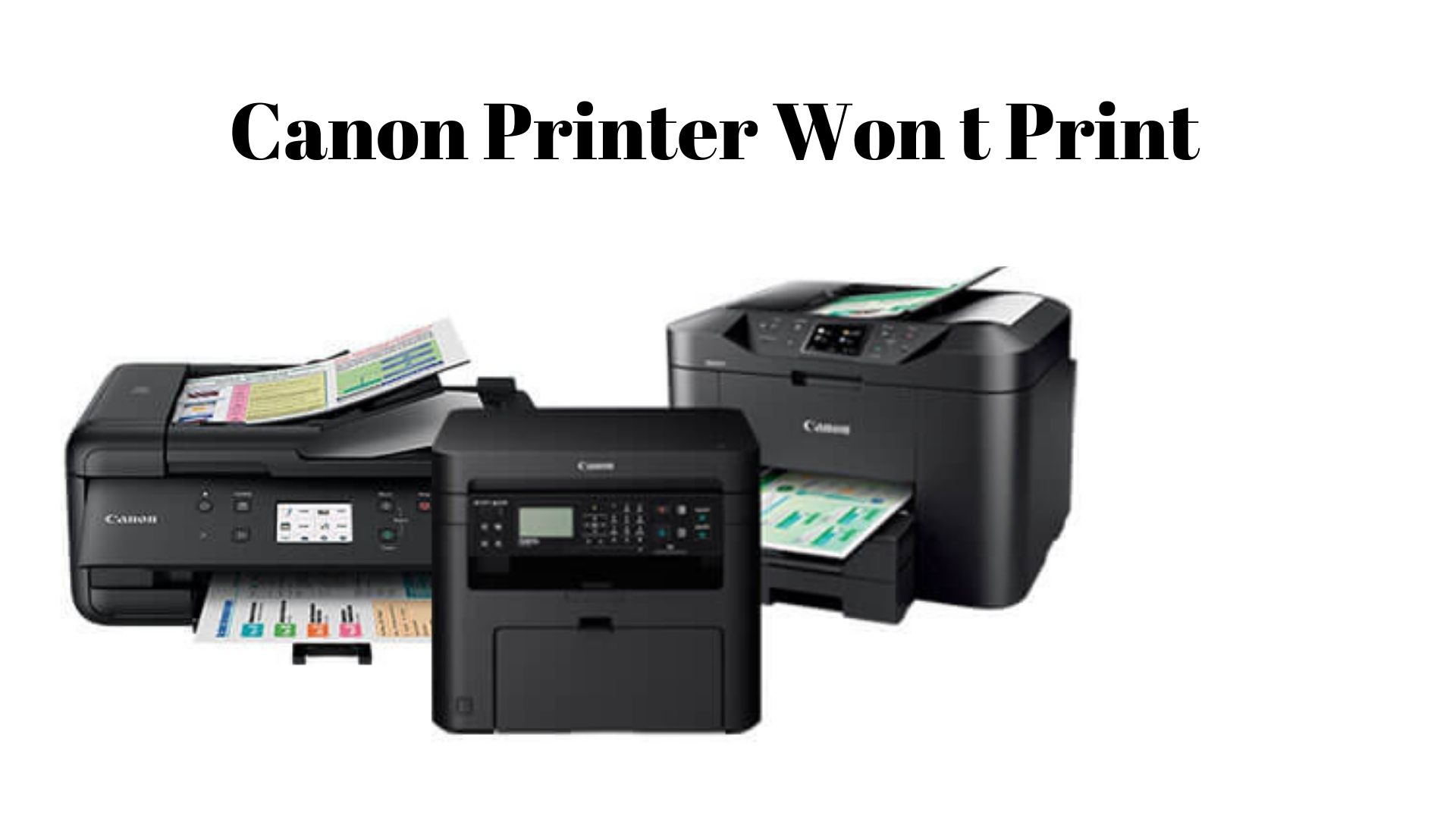 canon printer won't print