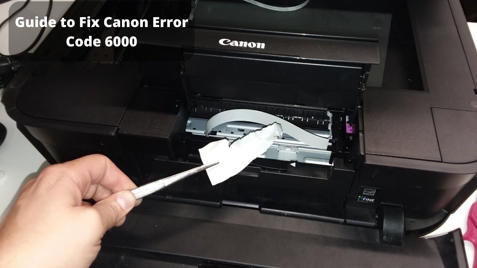 Troubleshooting Guide to Fix Canon Error Code 6000