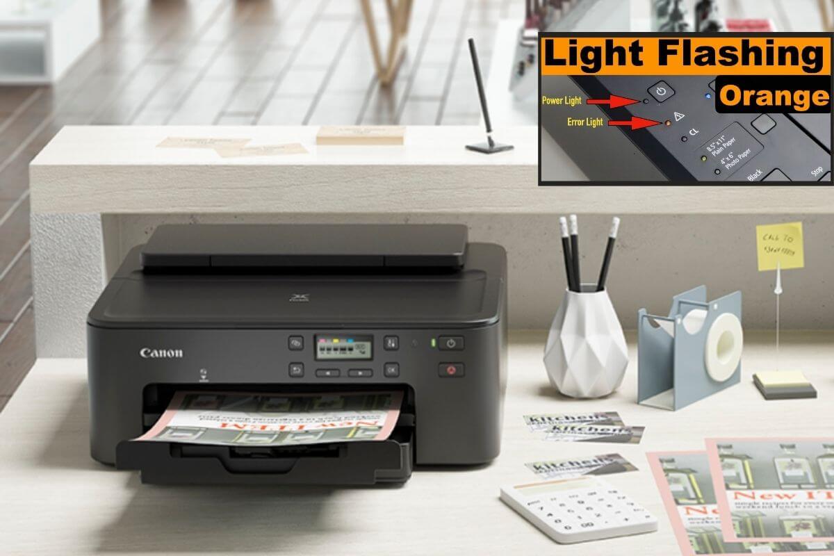 Canon Printer Orange Light-Blinking