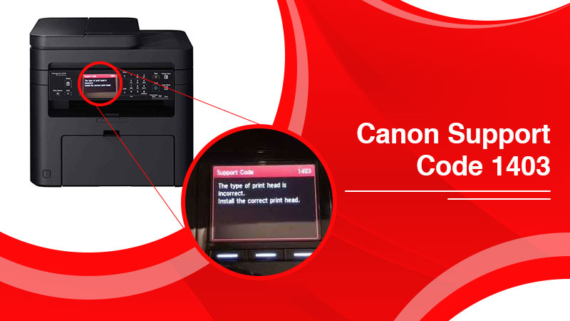 Canon Printer Error Code 1403