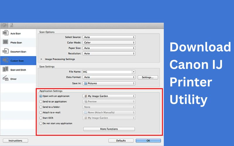 Canon IJ Printer Utility Download