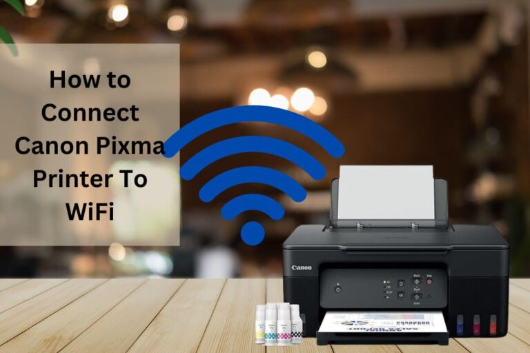 connect Canon Pixma printer to wifi