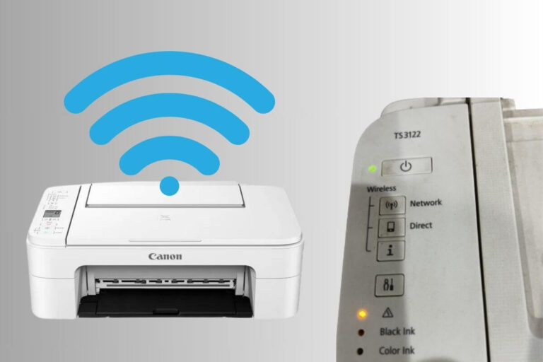 Connect Canon Pixma TS3122 to WiFi